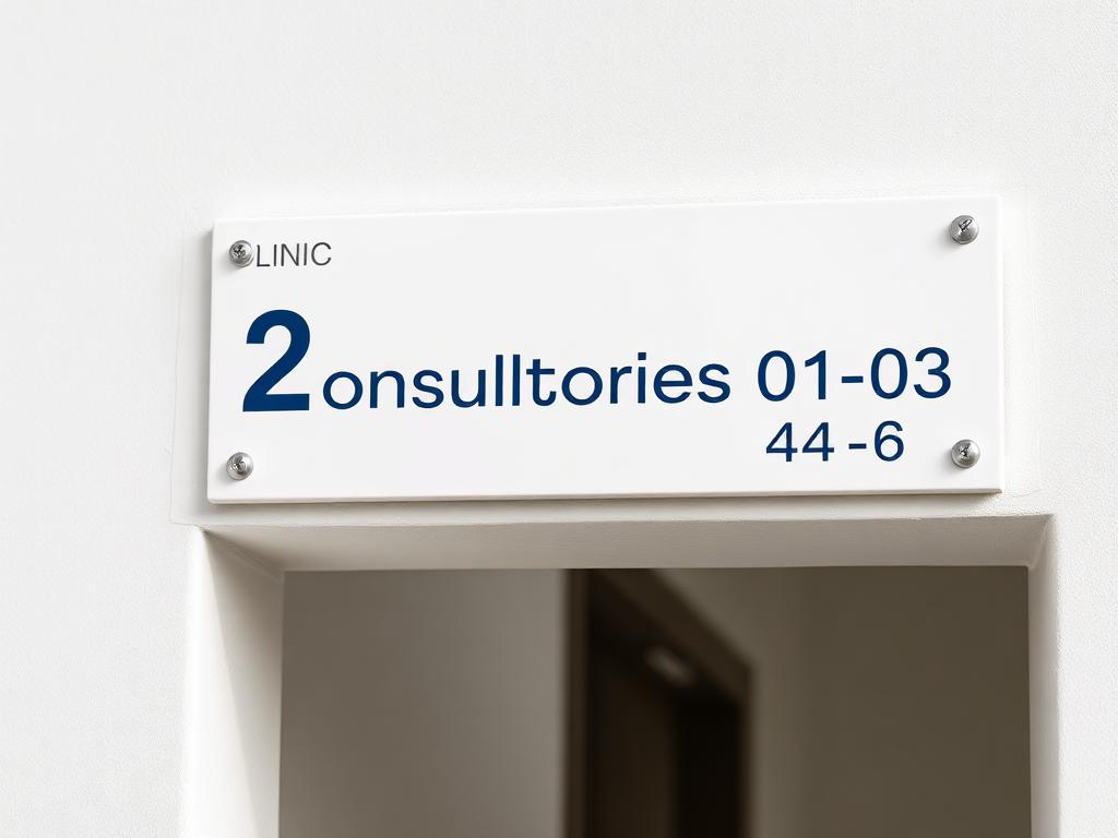 Señalética de consultorios